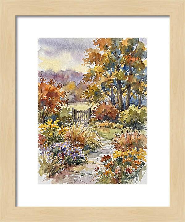 Autumn Garden Pathway