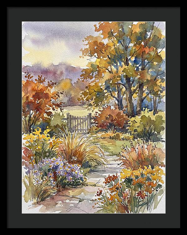 Autumn Garden Pathway