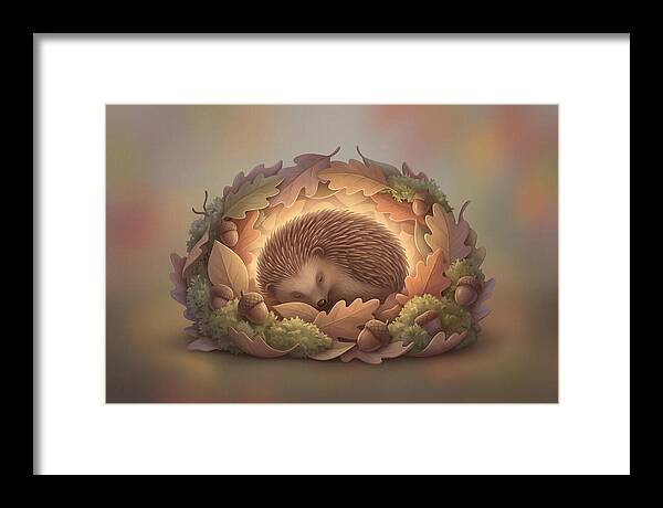 Autumn Hedgehog Nesting