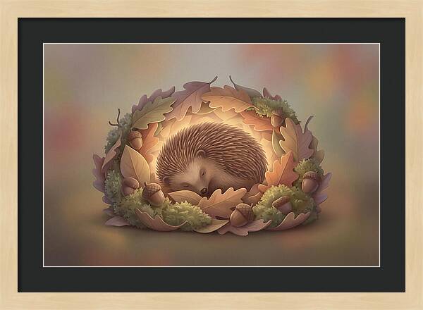 Autumn Hedgehog Nesting