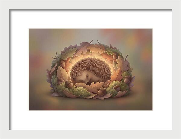 Autumn Hedgehog Nesting