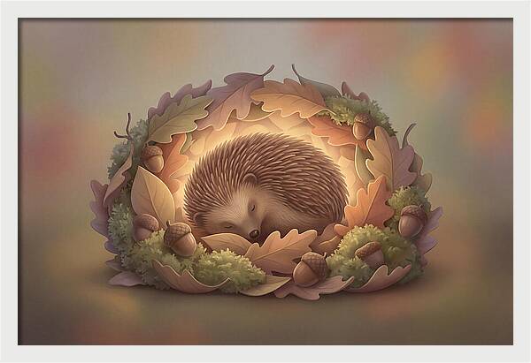 Autumn Hedgehog Nesting
