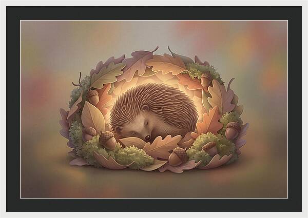 Autumn Hedgehog Nesting