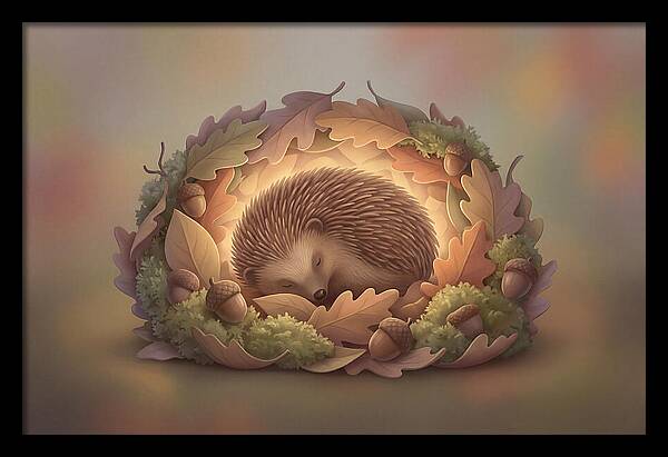 Autumn Hedgehog Nesting