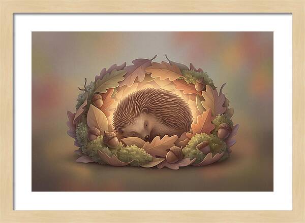 Autumn Hedgehog Nesting