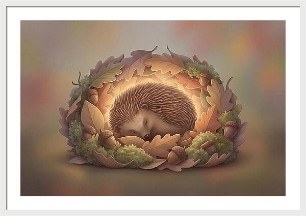 Autumn Hedgehog Nesting