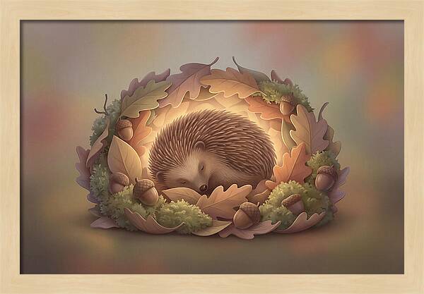 Autumn Hedgehog Nesting