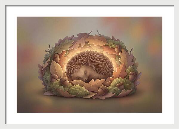 Autumn Hedgehog Nesting