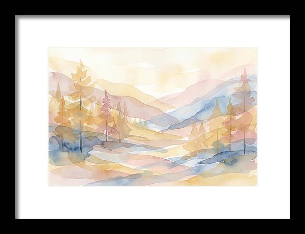 Autumn Larch Forest Glow
