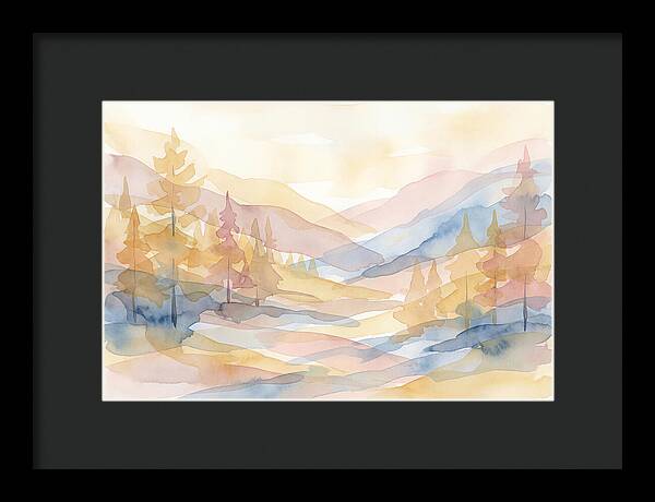 Autumn Larch Forest Glow