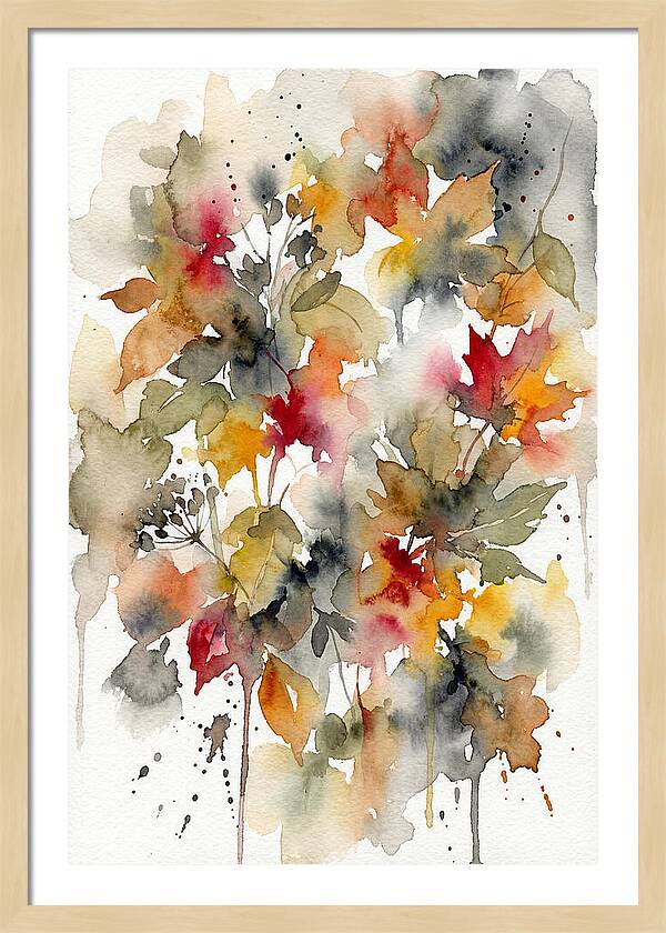 Autumn Leaves Embrace Nature