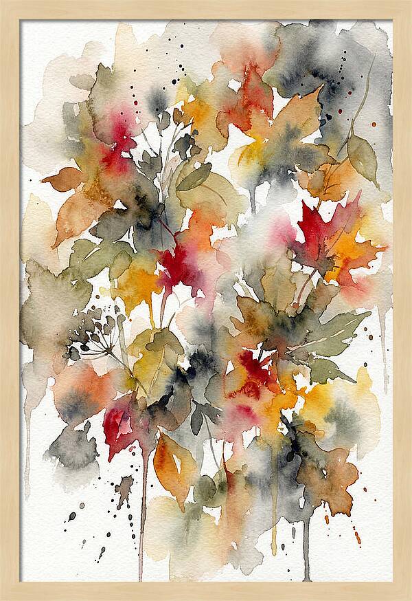 Autumn Leaves Embrace Nature