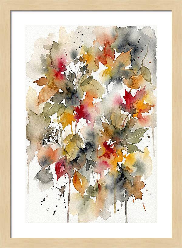 Autumn Leaves Embrace Nature