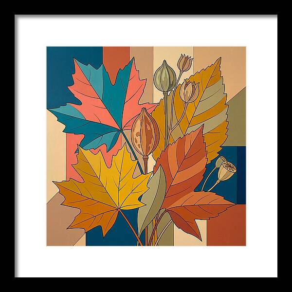 Autumn Leaves In Vibrant Colors