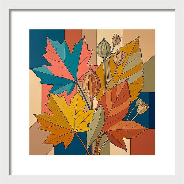 Autumn Leaves In Vibrant Colors