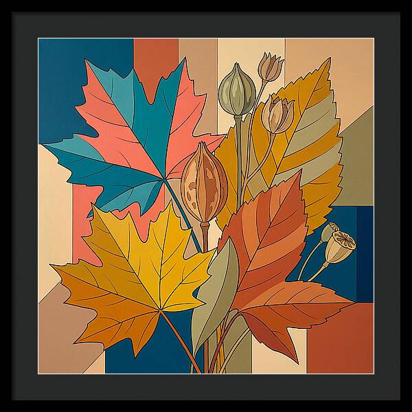 Autumn Leaves In Vibrant Colors