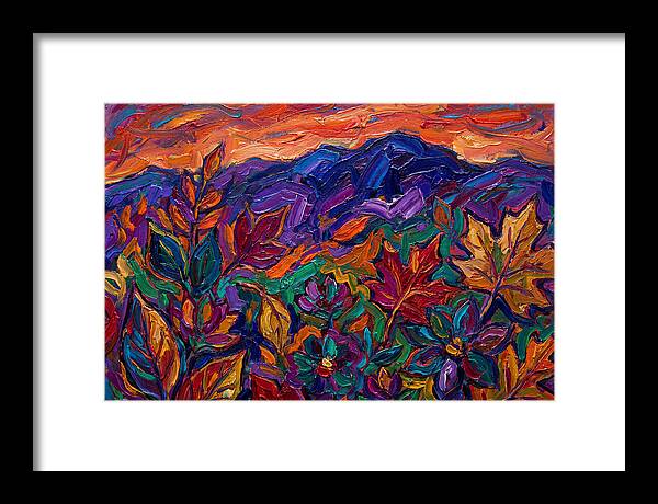 Autumn Leaves In Vibrant Hues