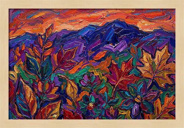 Autumn Leaves In Vibrant Hues