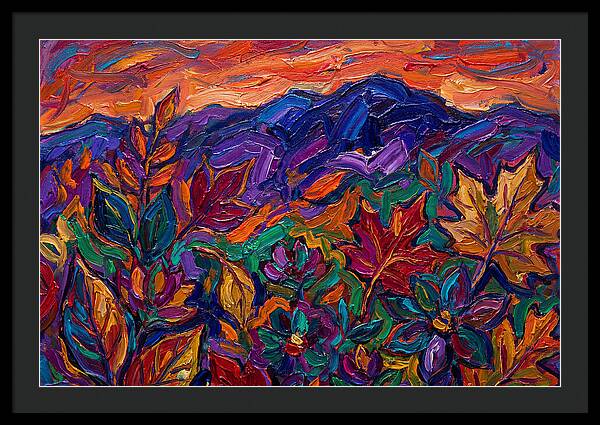 Autumn Leaves In Vibrant Hues