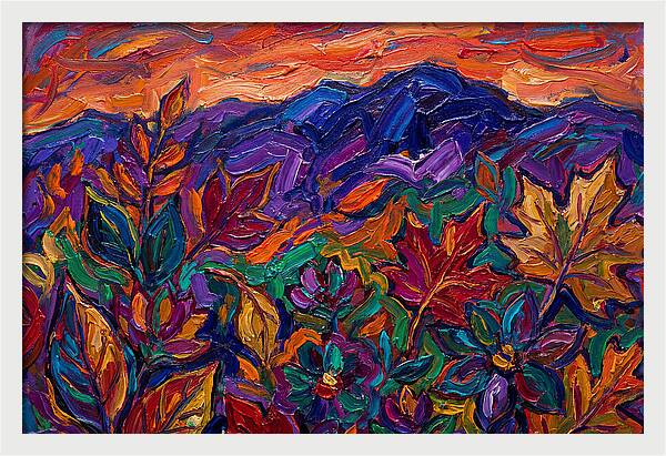Autumn Leaves In Vibrant Hues