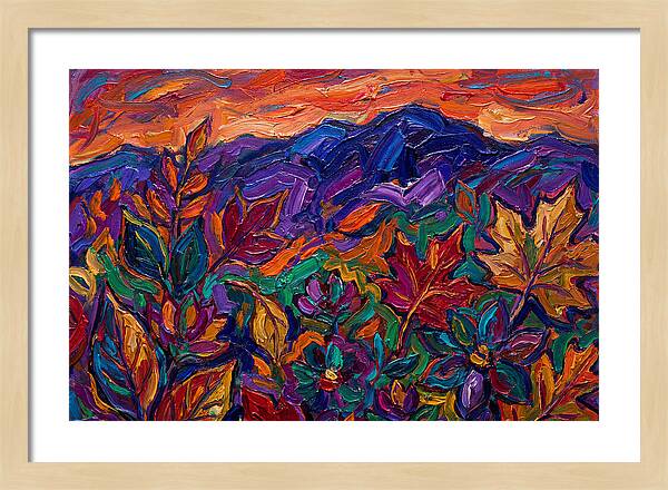 Autumn Leaves In Vibrant Hues