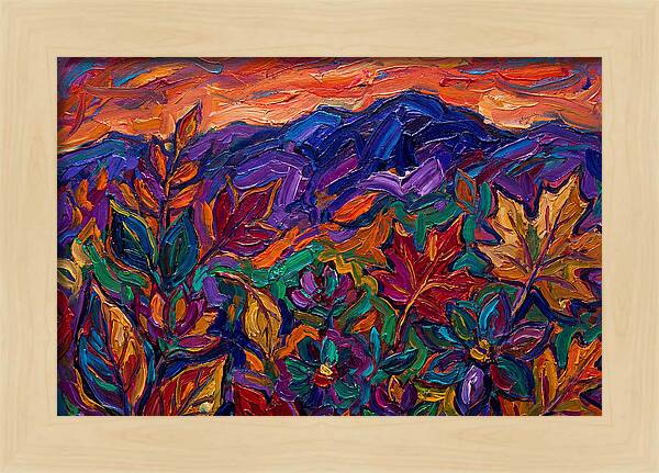 Autumn Leaves In Vibrant Hues