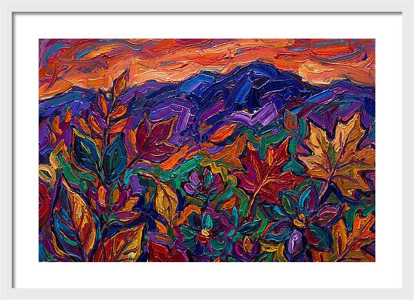 Autumn Leaves In Vibrant Hues