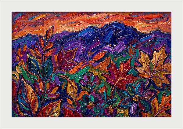 Autumn Leaves In Vibrant Hues