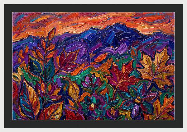 Autumn Leaves In Vibrant Hues