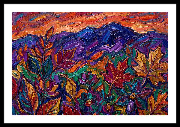 Autumn Leaves In Vibrant Hues