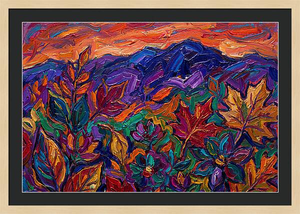 Autumn Leaves In Vibrant Hues