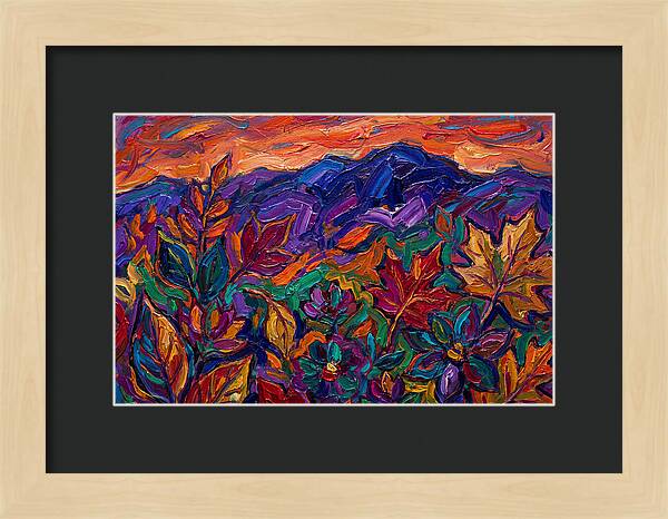 Autumn Leaves In Vibrant Hues