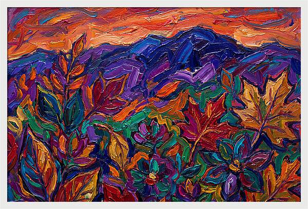Autumn Leaves In Vibrant Hues