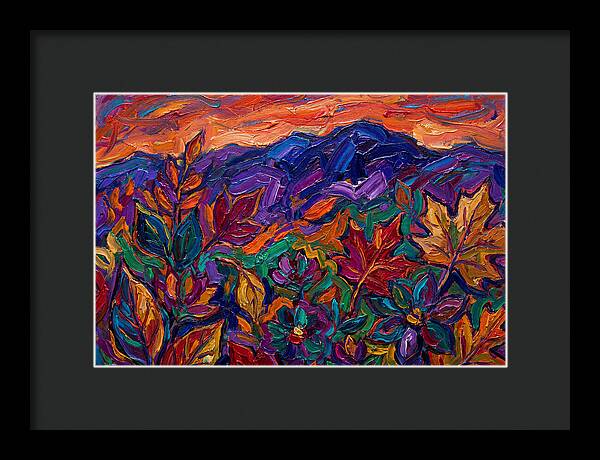 Autumn Leaves In Vibrant Hues