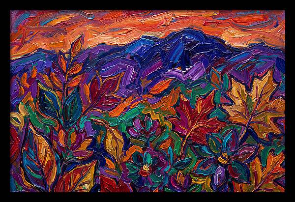 Autumn Leaves In Vibrant Hues