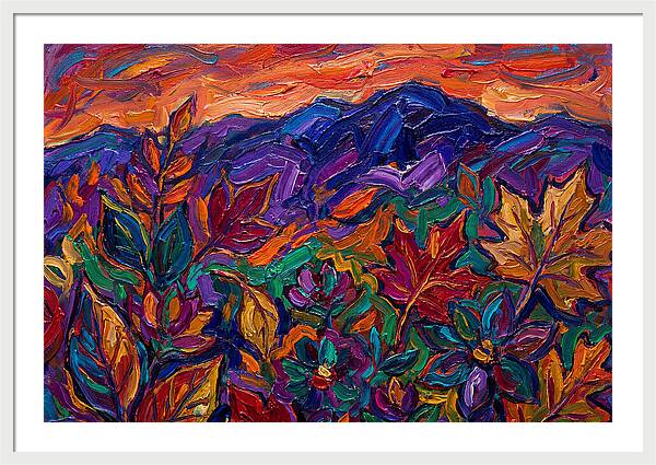 Autumn Leaves In Vibrant Hues