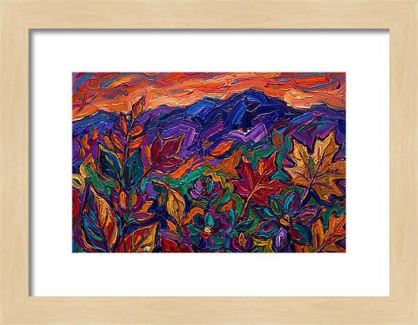 Autumn Leaves In Vibrant Hues