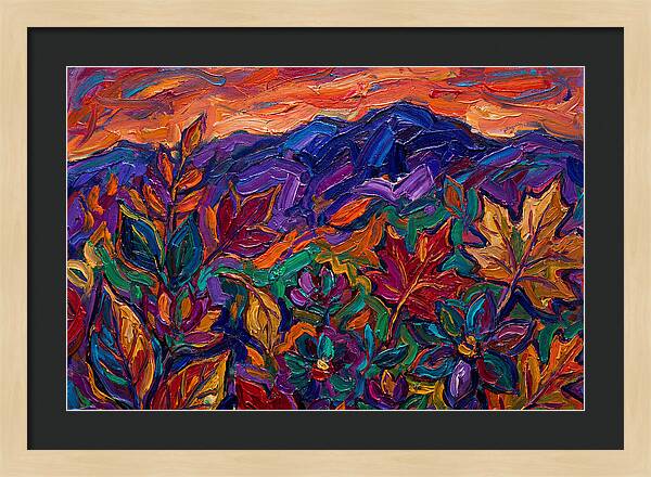 Autumn Leaves In Vibrant Hues