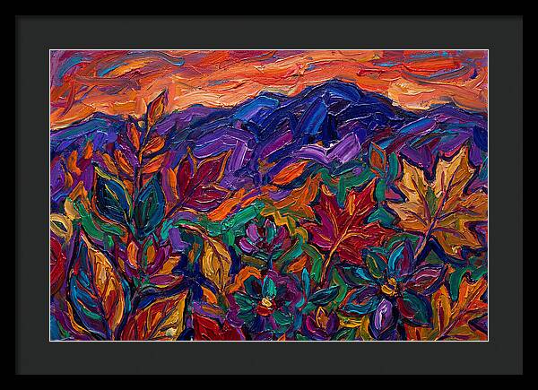 Autumn Leaves In Vibrant Hues