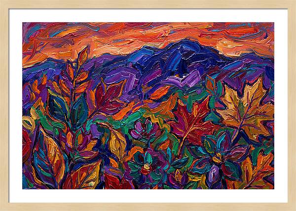 Autumn Leaves In Vibrant Hues