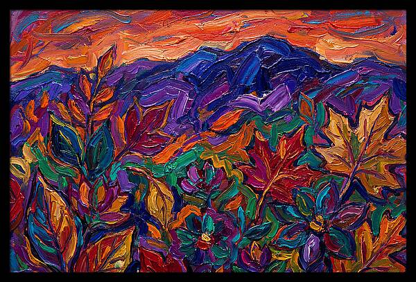 Autumn Leaves In Vibrant Hues