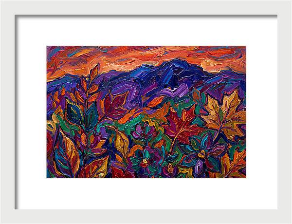 Autumn Leaves In Vibrant Hues