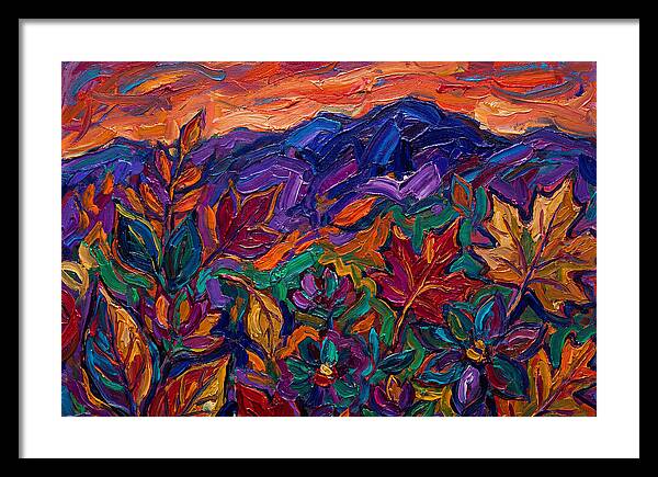 Autumn Leaves In Vibrant Hues