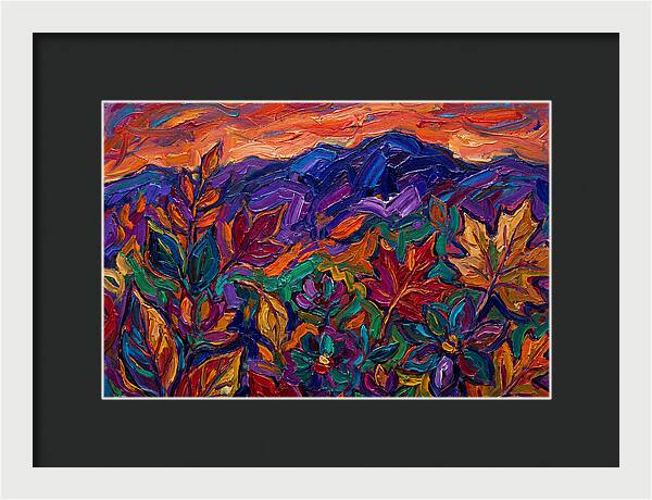 Autumn Leaves In Vibrant Hues