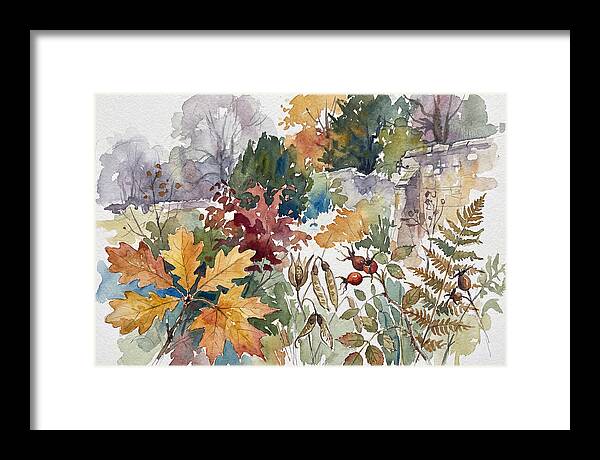 Autumn Leaves In Watercolor