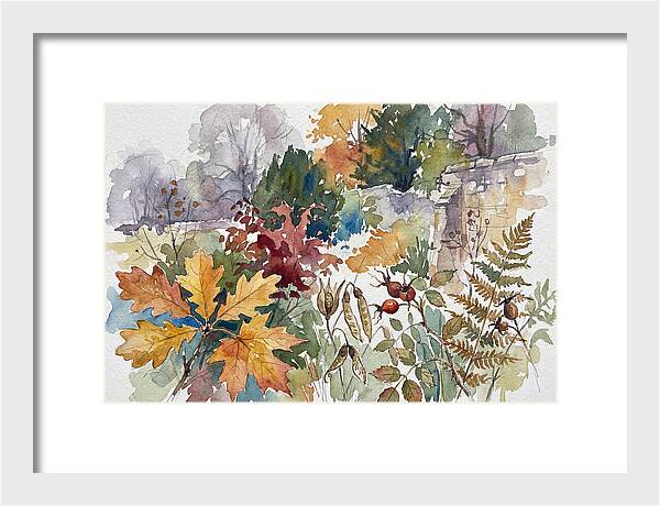 Autumn Leaves In Watercolor