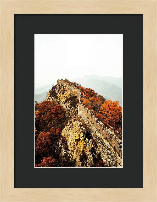 Autumn Majesty Of The Great Wall