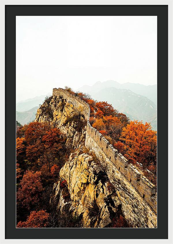 Autumn Majesty Of The Great Wall