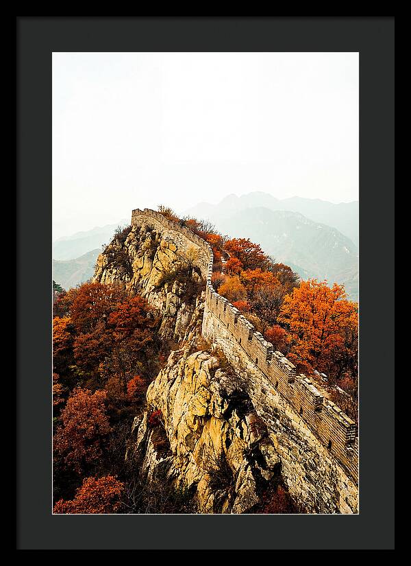 Autumn Majesty Of The Great Wall
