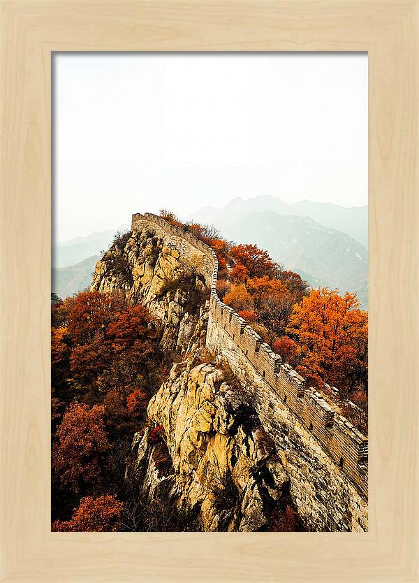 Autumn Majesty Of The Great Wall